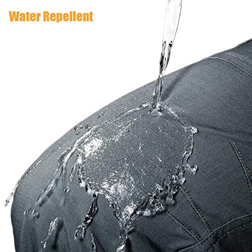 FREE SOLDIER Pantalones de Trabajo Cargo para Hombres Pantalones tácticos repelentes al Agua al Aire Libre con Pantalones de Secado rápido Multibolsillos para Senderismo(Marrón-Nuevo,36W/30L)