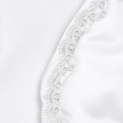 Freebily Cárdigan Bolero de Fiesta Boda Bautizo para Niña (2-10 Años) Chaqueta Infantil Invierno Otoño para Dama de Honor Marfil 3-4 Años