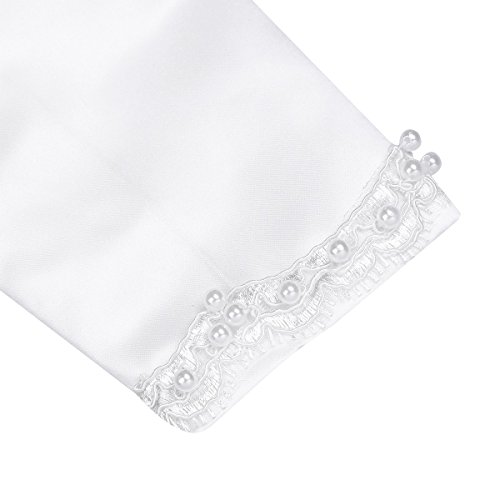 Freebily Cárdigan Bolero de Fiesta Boda Bautizo para Niña (2-10 Años) Chaqueta Infantil Invierno Otoño para Dama de Honor Marfil 3-4 Años