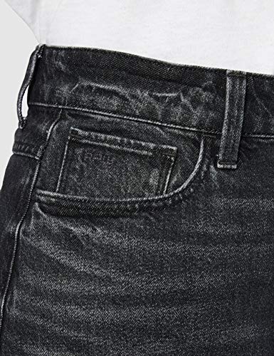 G-STAR RAW 3301 A-Line_Rock Falda, Negro (Worn in Black Stone C049-b221), 25W para Mujer