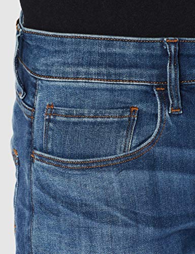 G-STAR RAW 3301 Deconstructed Super Slim Vaqueros, Medium Indigo Aged 8968-6028, 34W / 32L para Hombre