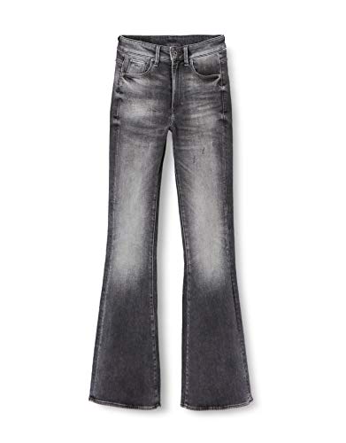 G-STAR RAW 3301 High Flare Wmn Jeans, Vintage Basalt Destroyed A634/B429, 25W/ 32L para Mujer