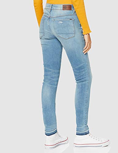 G-STAR RAW 3301 High Waist Skinny Ankle Vaqueros, Azul (Vintage Ripped Sky 8968-B173), W24/L32 (Talla del Fabricante: 24W/ 32L) para Mujer