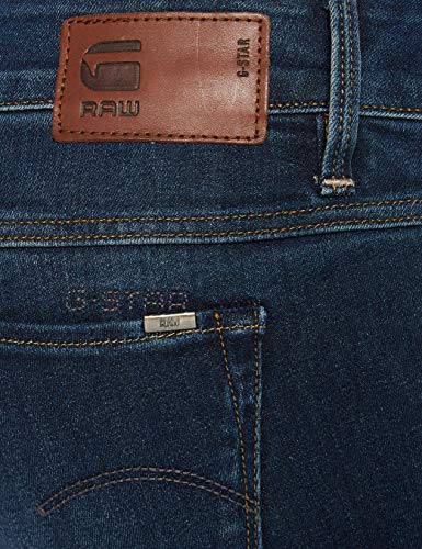 G-STAR RAW 3301 Low Waist Super Skinny Vaqueros, Dark Aged 6553-89, 23W / 30L para Mujer
