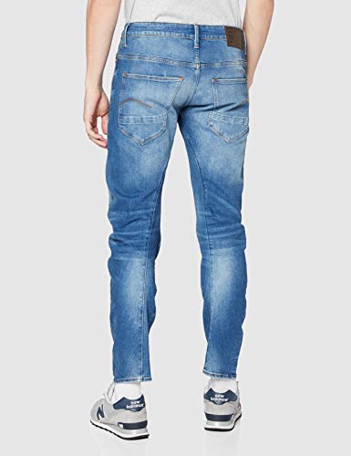 G-STAR RAW ARC 3D Slim Jeans Vaqueros, Authentic Faded Blue, 29W / 30L para Hombre