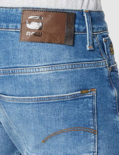 G-STAR RAW ARC 3D Slim Jeans Vaqueros, Authentic Faded Blue, 29W / 30L para Hombre