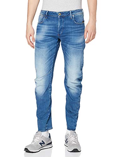 G-STAR RAW ARC 3D Slim Jeans Vaqueros, Authentic Faded Blue, 29W / 30L para Hombre