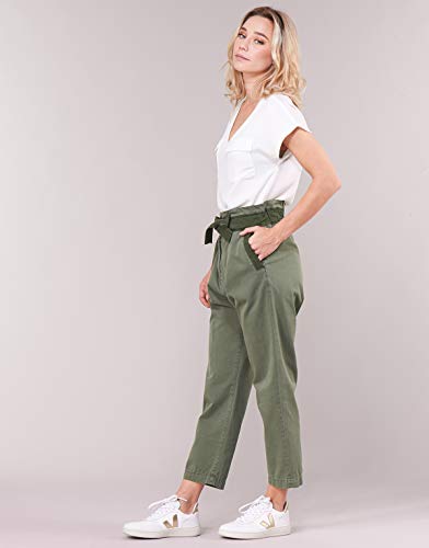 G-STAR RAW Bronson Army Paperbag Pantalones Mujeres Kaki - EU 34 (US 24/30) - Pantalones Chinos