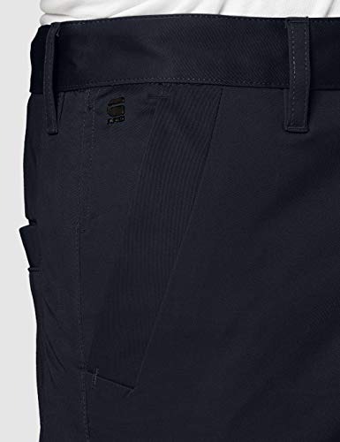 G-STAR RAW Bronson Slim Chino Pantalones, Azul (mazarine blue 5126-4213), 33W / 32L para Hombre