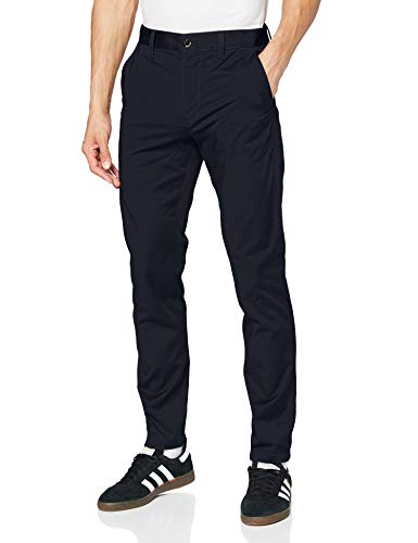 G-STAR RAW Bronson Slim Chino Pantalones, Azul (mazarine blue 5126-4213), 33W / 32L para Hombre