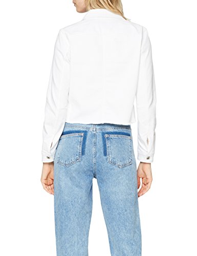 G-STAR RAW D-STAQ DC Dnm Jkt Rp Wmn Chaqueta vaquera, Blanco (Lt Aged Restored 197 9236), Large para Mujer