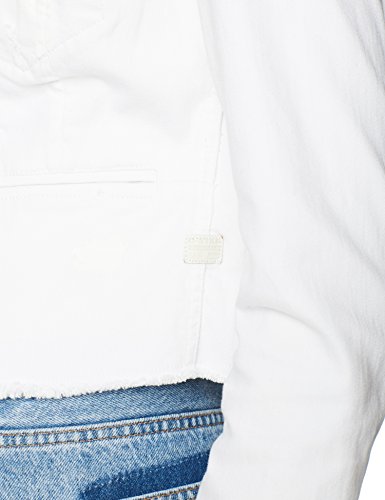 G-STAR RAW D-STAQ DC Dnm Jkt Rp Wmn Chaqueta vaquera, Blanco (Lt Aged Restored 197 9236), Large para Mujer