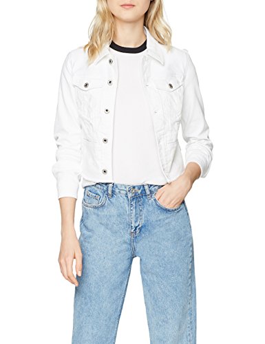 G-STAR RAW D-STAQ DC Dnm Jkt Rp Wmn Chaqueta vaquera, Blanco (Lt Aged Restored 197 9236), Large para Mujer