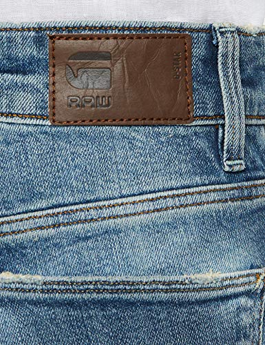 G-STAR RAW Janeh Ultra High Waist Mom Ankle Vaqueros Straight, Azul (Vintage Sailoblue B767-B172), W28 / L34 para Mujer