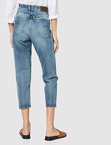 G-STAR RAW Janeh Ultra High Waist Mom Ankle Vaqueros Straight, Azul (Vintage Sailoblue B767-B172), W28 / L34 para Mujer