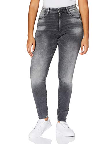 G-STAR RAW Kafey Studs Ultra High Waist Skinny Jeans, basalto Vintage A634-B168, 27W / L32 para Mujer