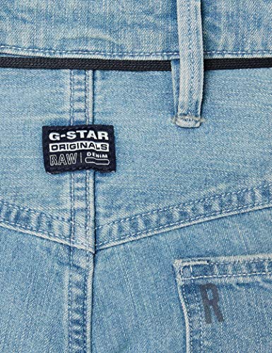 G-STAR RAW Lintell High Waist Wide Jeans, Vintage Marine Blue Restored 9657-b482, 32W / 30L para Mujer
