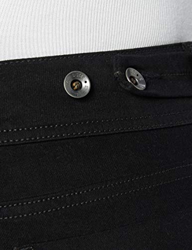 G-STAR RAW Midge Mid Waist Bootcut Vaqueros Corte de Bota, Negro (Pitch Black), 31W / 30L para Mujer