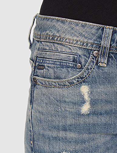 G-STAR RAW Midge Saddle Boyfriend Vaqueros, Azul (lt Aged Destroy 8586-1243), 24W / 30L para Mujer