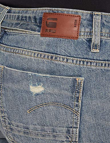 G-STAR RAW Midge Saddle Boyfriend Vaqueros, Azul (lt Aged Destroy 8586-1243), 24W / 30L para Mujer