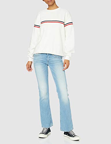 G-Star Raw Midge Saddle Mid Waist Bootcut Vaqueros Corte de Bota, Azul (Lt Aged), 27W / 32L para Mujer