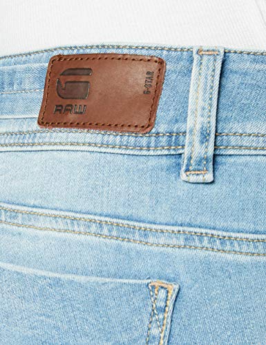 G-Star Raw Midge Saddle Mid Waist Bootcut Vaqueros Corte de Bota, Azul (Lt Aged), 27W / 32L para Mujer