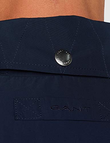 GANT D1. The Leisure Jacket Chaqueta, Azul (Marine 410), Medium para Hombre