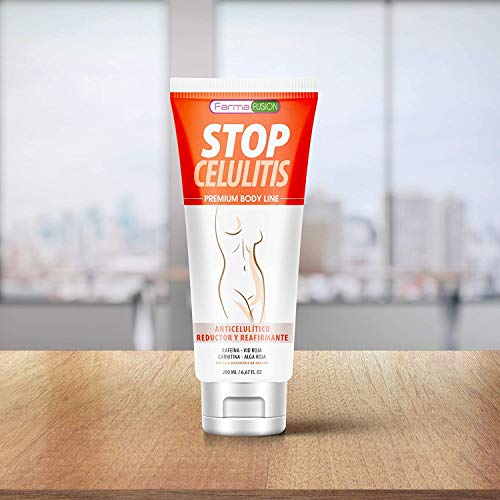 Gel Anticelulítico, Reductor y Reafirmante Intensivo | Elimina la celulitis y la piel de naranja | Reafirma, tonifica e hidrata la piel | Fórmula adelgazante | Reduce la grasa localizada | Gel 200ml