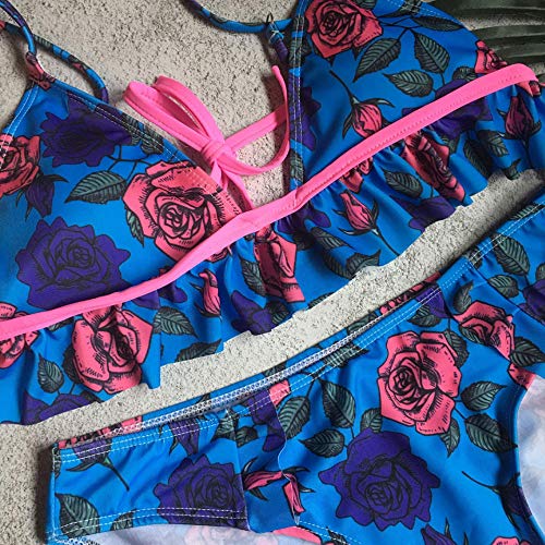 Generic Brands Traje De Bikini Mujerbikini De Ebay Estampado con Volantes Sexy Bikini De Mujer Split-1_S