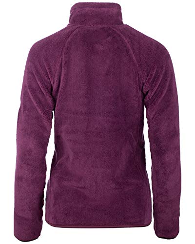 Geographical Norway Bans Production - Chaqueta de forro polar para mujer granate M