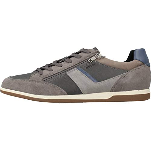 Geox U Renan C, Zapatillas Hombre, Gris (Grey/Jeans C1f4w), 44 EU