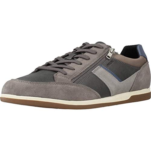 Geox U Renan C, Zapatillas Hombre, Gris (Grey/Jeans C1f4w), 44 EU