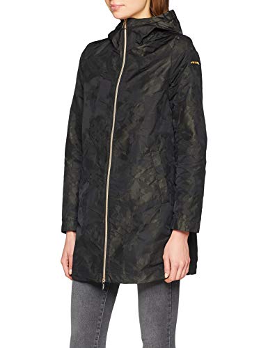 Geox W Gritah Parka, Verde (Dark Olive F3420), 40 para Mujer