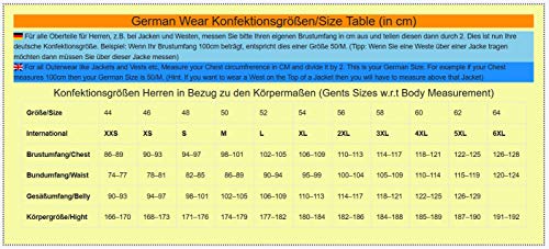German Wear, Pantalones de piel para motorista, talla 60