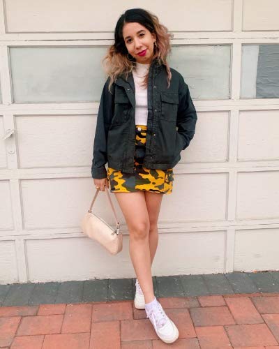 Goodthreads Cropped Utility Jacket Outerwear-Jackets, Gris Oscuro, US (EU XS-S)