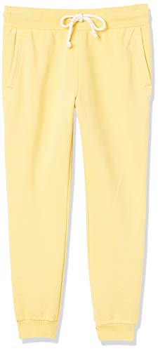 Goodthreads Heritage Fleece Basic Jogger Pant Pants, Lemon Yellow, 40-42