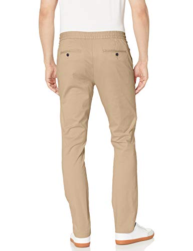 Goodthreads Skinny-fit Washed Chino Drawstring Pant Pantalones, Beige (Khaki), ((Talla del fabricante: XXX-Large/32" Inseam)