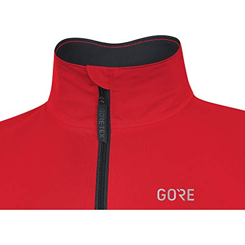 GORE WEAR C5 Chaqueta de ciclismo de hombre GORE-TEX, L, rojo/negro