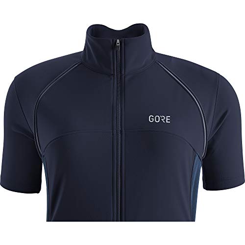 GORE WEAR Chaqueta C3 Mujer Windstopper Phantom Zip-Off Jackets, Azul Oscuro/Azul Marino, 34