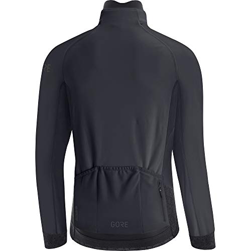 GORE WEAR Chaqueta térmica de ciclismo para hombre, C5, GORE-TEX INFINIUM, XL, Negro