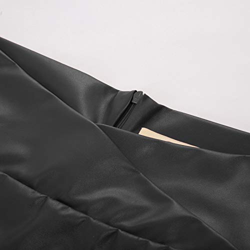 GRACE KARIN Mujer Falda de Tubo Cintura Alta por la Rodilla Casual Delgado Elegente Tamaño M DECL05-1