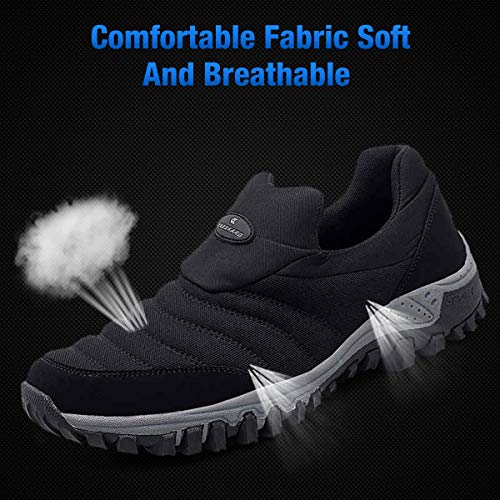 gracosy Zapatillas de Senderismo para Mujer Zapato de Running Verano Slip-on Malla Zapatillas Deportivas Transpirable Ligero Casual Zapato Al Aire Libre