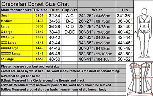 Grebrafan Satén Corset con Tirantes Corsé Falda Tutú De Tul Conjunto (EU(32-34) S, Blanco)