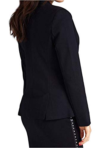 Guess Chaqueta de Mujer Negra con pedrería en el Cuello W93N54K8RN0-JBLK M