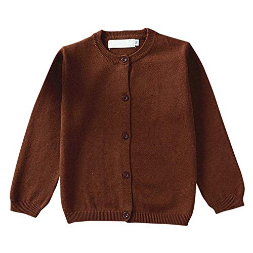 Guy Eugendssg Baby Boys Girls Children Knitted Cardigan Kids Spring Autumn Long Sleeve Sweater Watermelon Red 4T