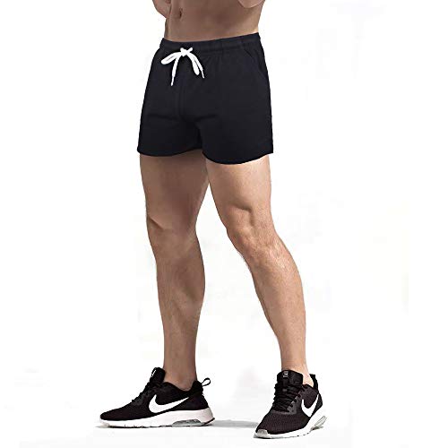 GYMAPE Hombres Gym Sports Bodybuilding Workout Shorts 5 Pulgadas con Raw Hem Design Serie de Camuflaje