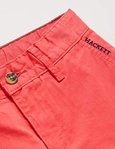 Hackett London Chino Slim B Pantalones, Rojo (238strawberry 238), 170 (Talla del Fabricante: Y15) para Niños