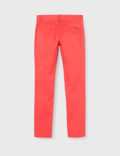 Hackett London Chino Slim B Pantalones, Rojo (238strawberry 238), 170 (Talla del Fabricante: Y15) para Niños