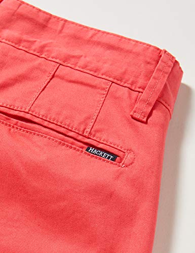 Hackett London Chino Slim B Pantalones, Rojo (238strawberry 238), 170 (Talla del Fabricante: Y15) para Niños