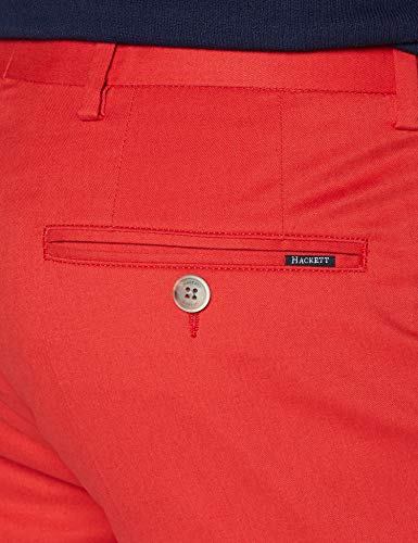 Hackett London Ultra LW Chino Pantalones, Rojo (2epred Apple 2ep), W39 (Talla del Fabricante: 29) para Hombre
